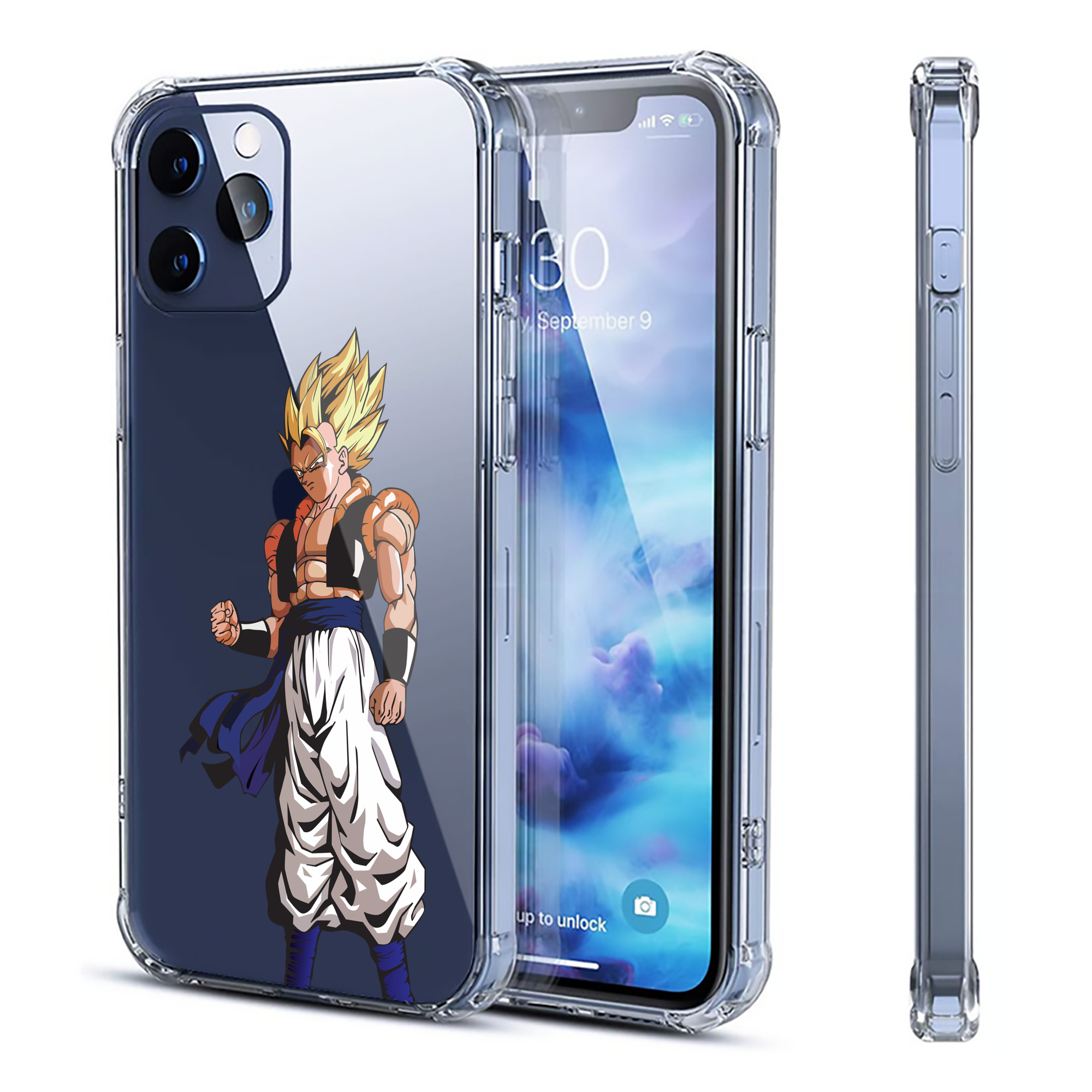 （画像用） ドラゴンボール DRAGON BALL 【iPhone 12シリーズ対応】透明スマホケース（クリアソフトケース）
